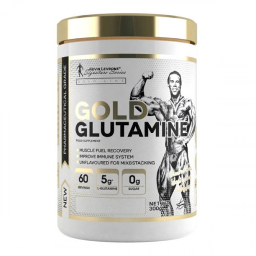 Kevin Levrone Gold Glutamine 300gr  Gold Glutamine – это смесь самой распространённой в организме аминокислоты L-Глютамин с Витамином В6.Kevin Levrone Gold Glutamine 300gr id: 4903