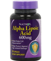 Natrol Alpha Lipoic Acid 600mg 30 капс