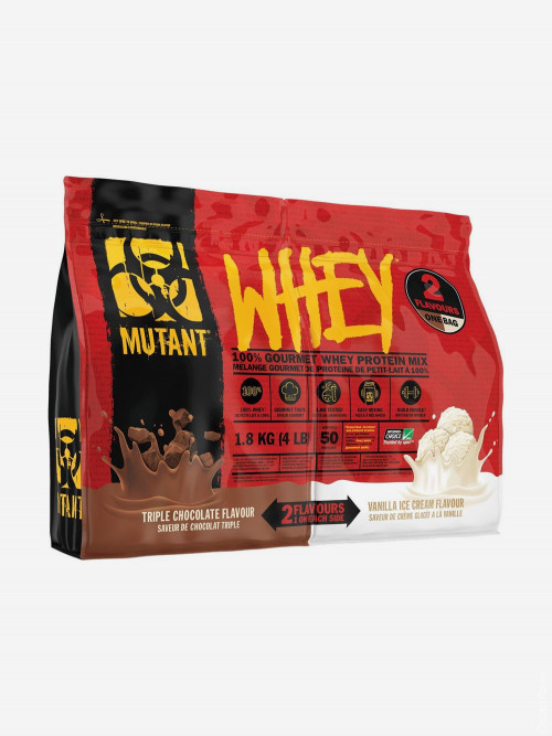 PVL Mutant Whey двойной 1.8кг  Беспрецедентно быстрая протеиновая смесь, Mutant Whey это уникальный 5-ти уровневый сывороточный протеин который запускает механизм мышечного роста и задержки азота. Да, сывороточный протеин помогает вам наращивать мышцы, но Mutant Whey поможет вам вырасти БОЛЬШЕ и БЫСТРЕЕ!

Mutant Whey был разработан благодаря специальным исследованиям проводимым более 28 месяцев. Это первый в мире протеин, каждый компонент которого специально отобран за его уникальность. Пять уровней протеина усваиваются на отдельных участках пищеварительного тракта. Что это дает? 100% усвоение протеина! Каждый источник протеина усваивается на 100%, он богат BCAA и глютамином, что позволяет вам быстро восстанавливаться.