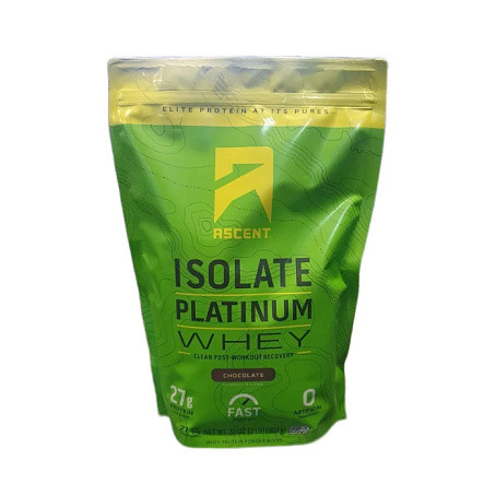 Ascent Isolate Platinum Whey 907gr ​Протеин Ascent — это удобный и простой в смешивании порошок, созданный с одной целью: помочь улучшить ваши спортивные результаты. Одна мерная ложка сыворотки Ascent содержит 27 граммов чистого, быстроусвояемого белка, который поможет вашим мышцам восстановиться после интенсивных тренировок.