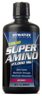 Dymatize Super Amino 2300 mg Liquid 1л Dymatize Super Amino Liquid — это высокоэффективный источник протеина на основе специальной смеси из источников протеина высочайшего качества. Эта смесь — превосходный источник заменимых и незаменимых аминокислот, включая ценные аминокислоты с разветвленной цепью (BCAA).