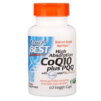 Doctor's Best High Absorption CoQ10 100mg plus 60 caps