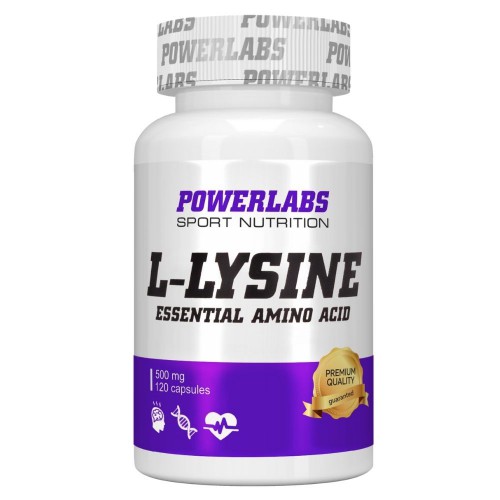 PowerLabs L-Lysine 500mg 120 caps Л-Лизин – один из лучших вариантов, доступных для обработки инфекций вируса герпеса. Попадая в организм, Лизин заменяет другую аминокислоту – Аргинин. По химической структуре они, как два брата близнеца. Вирус герпеса "ошибается" и строит новые вирусы не из Аргинина, а из Лизина. Что можно образно сравнить, как строительство домиков из песка, а не бетона. Естественно, "новорожденные" вирусы, построенные из Лизина, тут же гибнут – размножение прекращается. 