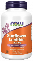NOW Sunflower Lecitine 1200mg 100gelcaps