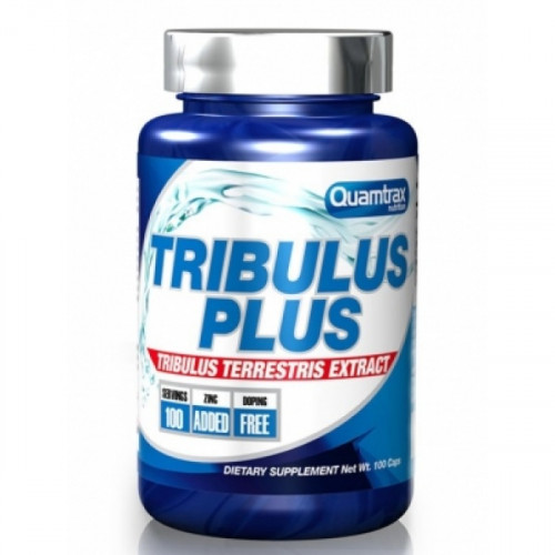 Quamtrax Tribulus Plus 1000mg 100 caps ​Quamtrax Tribulus Plus - это пищевая добавка, изготовленная на основе цинка и сухого экстракта tribulus terrestris с содержанием 90% сапонинов. Идеально подходит для оптимизации выработки тестостерона, улучшения синтеза белка и повышения спортивных результатов.