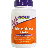 NOW Aloe Vera Gels 10000 mg 100 softgels 