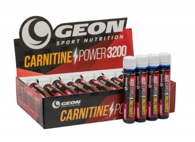 GEON L-Carnitine Пауэр 3200 амп по 25мл В основе продукта лежит уникальный липотропный комплекс, состоящий из л-карнитина, холина и инозитола.