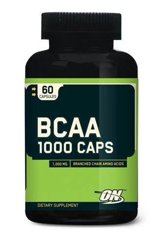 Optimum Nutrition BCAA 1000  60caps BCAA 1000 Caps содержит мощную сбалансированную смесь BCAA, которые являются строительными материалом для мышечной ткани. BCAA применяются после тренировки, они способствуют задержке азота, улучшают восстановление и непосредственно стимулируют мышечный рост. Витамин В6 добавлен для того, чтобы обеспечить максимальное усвоение.