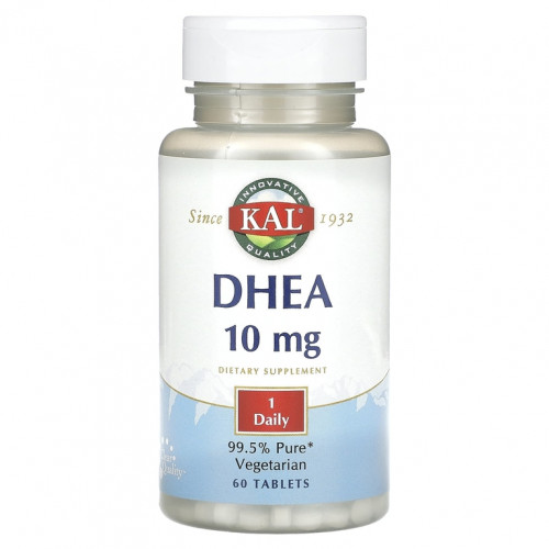 KAL DHEA 10 mg 60 tabs Микронизированный ДГЭА в этой формуле имеет чистоту 99,5%.

Технология ActivTab™ гарантирует распад таблетки в течение 30 минут согласно стандартам USP.