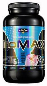 Maxler IsoMax 908 гр Maxler IsoMax 908 гр Это идеальная белковая смесь, на 100% состоящяя из изолятов белка. Входящие в состав продукта изоляты сыворотки и молочного белка поставляют быстрые и медленные протеины, которые обеспечивают постепенное высвобождение аминокислот, необходимых для поддержки и укрепления ваших мышц.