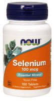 NOW Selenium 100mcg 100 tab