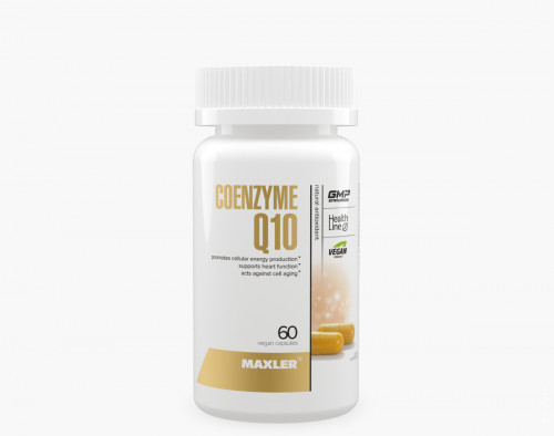 Maxler Coenzyme Q10  60 caps Преимущества Coenzyme Q10
Coenzyme Q10 является необходимым компонентом энергетического баланса организма, что делает его важным для органов, потребляющих много энергии — сердца, печени и мозга.

Сердце работает без устали круглые сутки и постоянно нуждается в притоке энергии. Coenzyme Q10 участвует в производстве клеточной энергии и помогает сердцу справляться с ежедневными нагрузками.